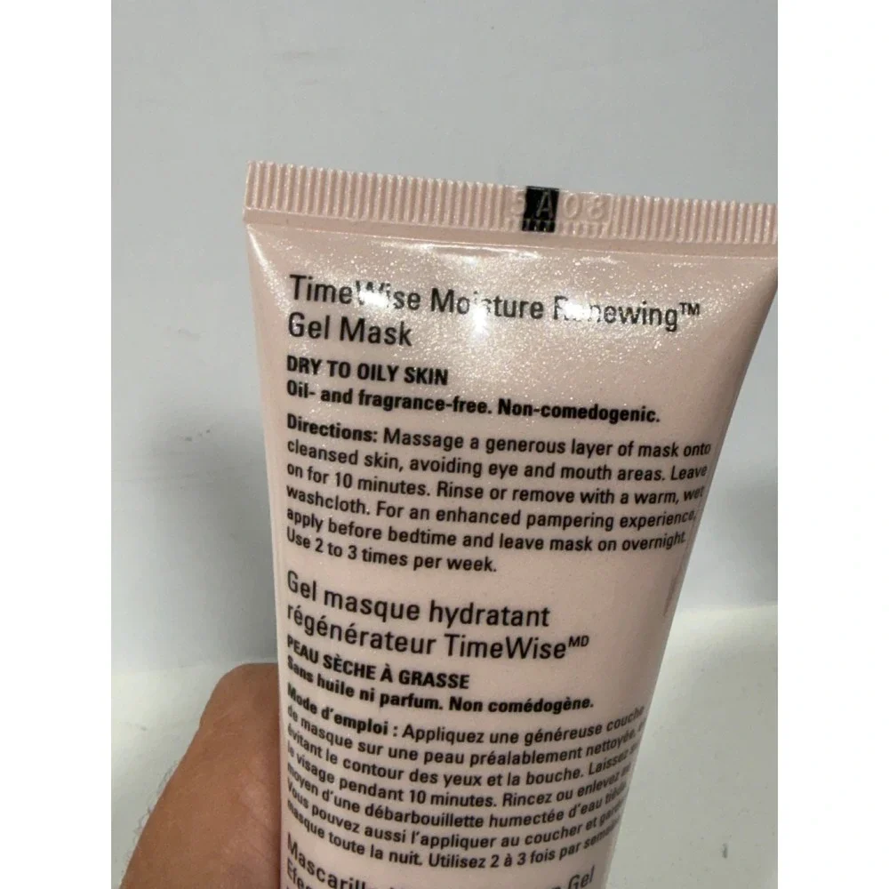 Mary Kay Skincare 3 item Bundle TimeWise Gel Mask Satin Hands Mint Foot lotion